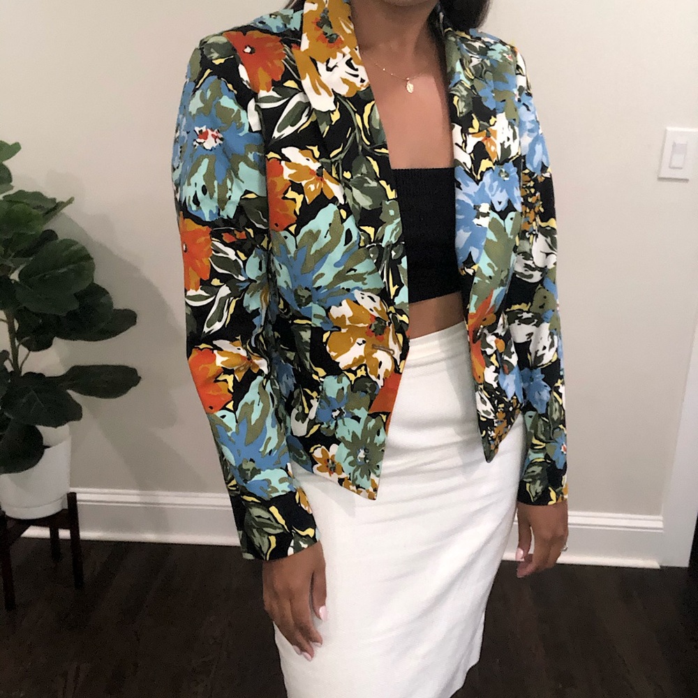 Floral fun women’s blazer